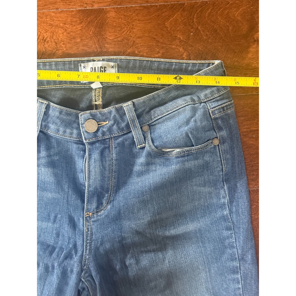 Paige Jeans Women's Verdugo Ultra Skinny Stretch Dark Wash Blue Denim Size 29 - Picture 5 of 8